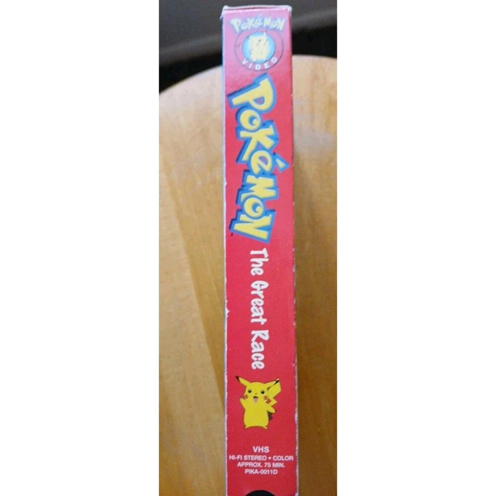 Pokemon Vol. 11: The Great Race (VHS, 1999) Works As It Should Opened Used